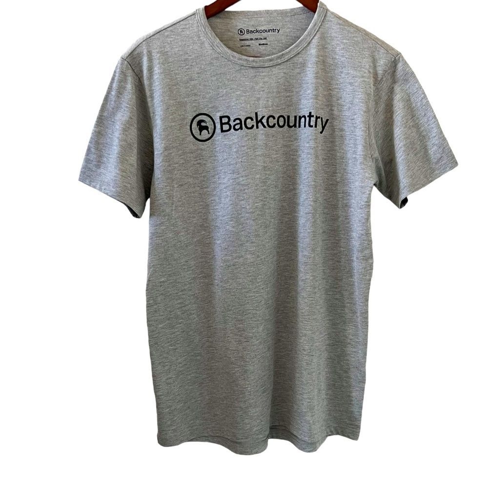 Backcountry NEW Short Sleeve Tee Shirt In Gray Size M